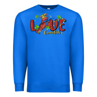 True Royal mardi gras love crawfish Premium Sweatshirt - MaliasSmallBusiness