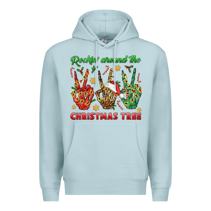 Rockin' Around The Christmas Tree Premium Hoodie by BundleAndBundleShop | Teevron