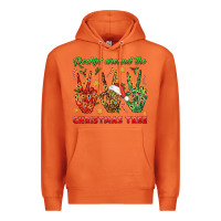 Carrot Rockin' Around The Christmas Tree Premium Hoodie - BundleAndBundleShop