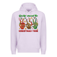 Lilac Rockin' Around The Christmas Tree Premium Hoodie - BundleAndBundleShop