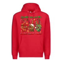 Red Rockin' Around The Christmas Tree Premium Hoodie - BundleAndBundleShop