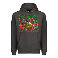 Smoke Rockin' Around The Christmas Tree Premium Hoodie - BundleAndBundleShop