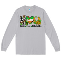 Moon Dust peace love st patricks Long Sleeve Tee - AdoDesignShop