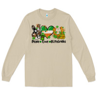 Mushroom peace love st patricks Long Sleeve Tee - AdoDesignShop