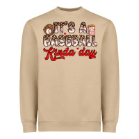 It S A Baseball Kinda Day Heavyweight Sweatshirt | Teevron