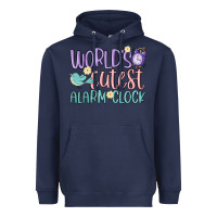 Navy world's cutest alarm clock Heavyweight Hoodie - MaliasSmallBusiness