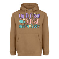 Toasted Coconut world's cutest alarm clock Heavyweight Hoodie - MaliasSmallBusiness