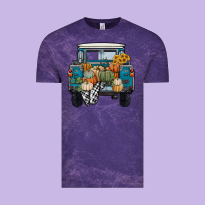 Pumpkin Truck Vintage Tee Designed By Ranaportraitstore