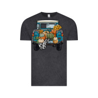 Vintage Black pumpkin truck Vintage Tee - RanaPortraitStore