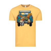 Vintage Mustard pumpkin truck Vintage Tee - RanaPortraitStore
