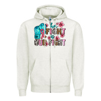 Oatmeal Heather her fighting is our fight Zipper Hoodie - AdoDesignShop