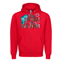 Red her fighting is our fight Zipper Hoodie - AdoDesignShop