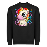Black unicorn Heavyweight Sweatshirt - Zillion Design Studio
