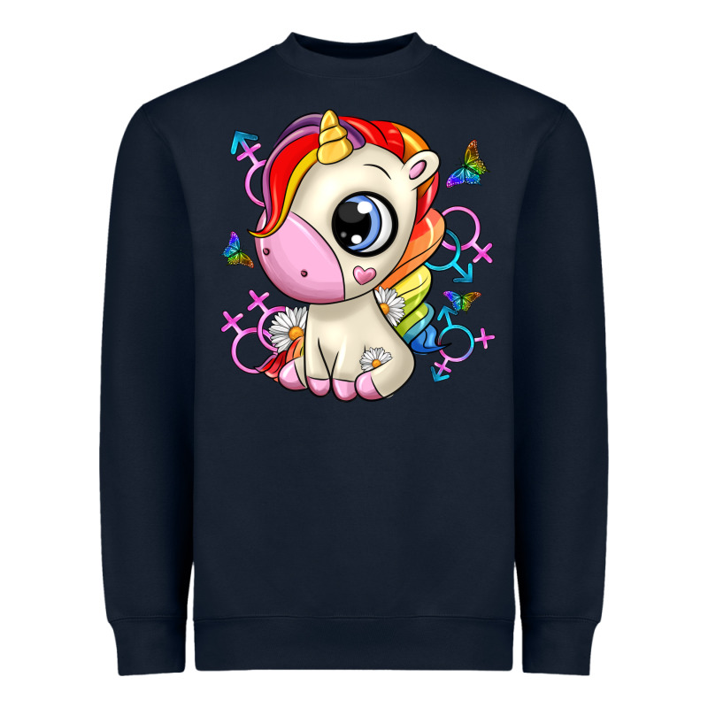 Unicorn Heavyweight Sweatshirt by Zillion Design Studio | Teevron