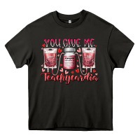 Asphalt you give me teachcardia Heavy Core Tee - RacoonDesign