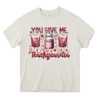 Cream you give me teachcardia Heavy Core Tee - RacoonDesign