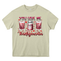 Mossy you give me teachcardia Heavy Core Tee - RacoonDesign
