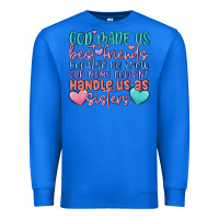True Royal god made us best friend Premium Sweatshirt - MaliasSmallBusiness