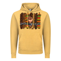 Vintage Mustard black history brushstroke Vintage Hoodie - texasbilliewilder