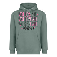 Sage volleyball mama Heavyweight Hoodie - MaliasSmallBusiness