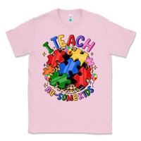 Bubblegum Pink i teach au some kids Classic Tee - JahusDesignShop