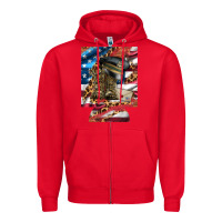 Usa Flag And Leopard With Boots 12 Oz Regular Can Cooler Zipper Hoodie | Teevron