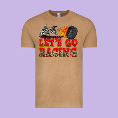Let's Go Racing Vintage Tee Designed By Zillion Design Studio