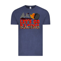 Vintage Denim let's go racing Vintage Tee - Zillion Design Studio