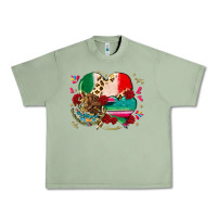 Oil Green mexican hearts Urban Heavy Tee - CTS Tumbler Store