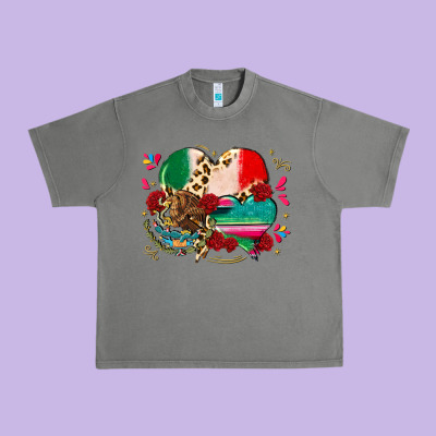Mexican Hearts Urban Heavy Tee Designed By Cts Tumbler Store
