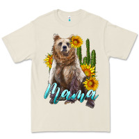 Bone mama bear with sunflowers and cactus Premium Tee - Artiststas