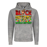 Black History Is World History Vintage Hoodie | Teevron