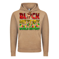 Vintage Coffee black history is world history Vintage Hoodie - texasbilliewilder