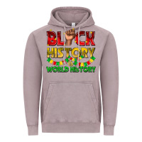 Vintage Zinc black history is world history Vintage Hoodie - texasbilliewilder
