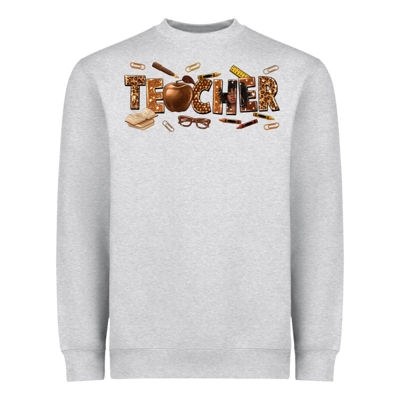 Melanin Teacher Heavyweight Sweatshirt by texasbilliewilder | Teevron