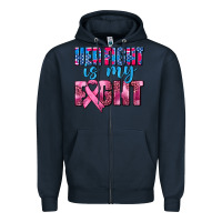 Navy her fight is my fight Zipper Hoodie - AdoDesignShop