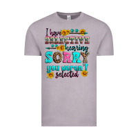 Vintage Zinc i have selective hearing sorry you weren't selecte Vintage Tee - Zillion Design Studio