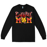Black softball mom Long Sleeve Tee - JahusDesignShop