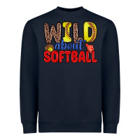 Wild About Softball Heavyweight Sweatshirt | Teevron