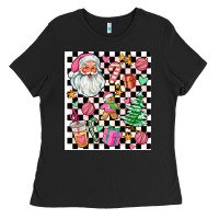 Black pink christmas elementary Ladies Tee - AdoDesignShop