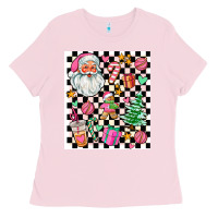 Bubblegum Pink pink christmas elementary Ladies Tee - AdoDesignShop