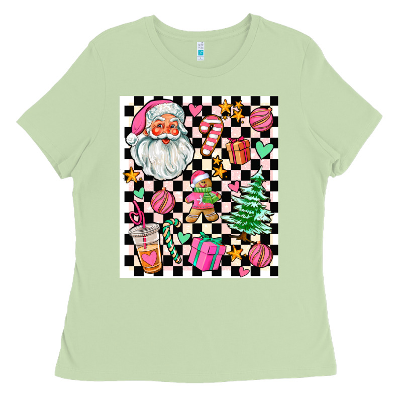 Pink Christmas Elementary Ladies Tee by AdoDesignShop | Teevron