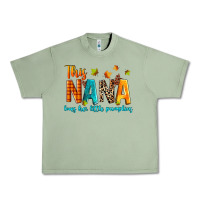 Oil Green this nana loves her little pumpkins Urban Heavy Tee - texasbilliewilder