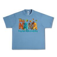 Pebble Blue this nana loves her little pumpkins Urban Heavy Tee - texasbilliewilder