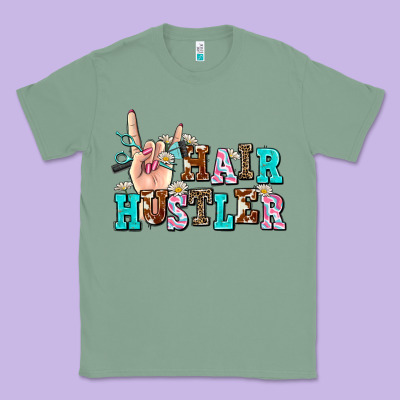 Hair Hustler Classic Tee Designed By Adodesignshop