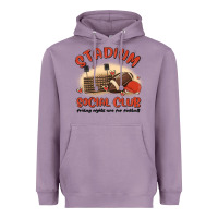 Lavender stadium social club football Heavyweight Hoodie - MaliasSmallBusiness