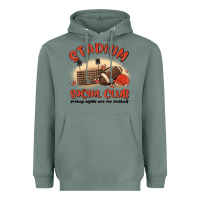 Sage stadium social club football Heavyweight Hoodie - MaliasSmallBusiness