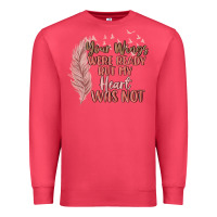 Cardinal your wings were ready but my heart was not Premium Sweatshirt - MaliasSmallBusiness