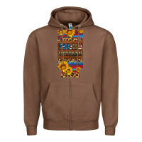 Chestnut proud veteran 12 oz slim can cooler Zipper Hoodie - Artiststas