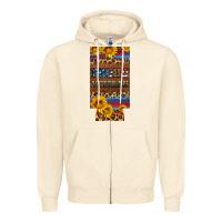 Sandshell proud veteran 12 oz slim can cooler Zipper Hoodie - Artiststas